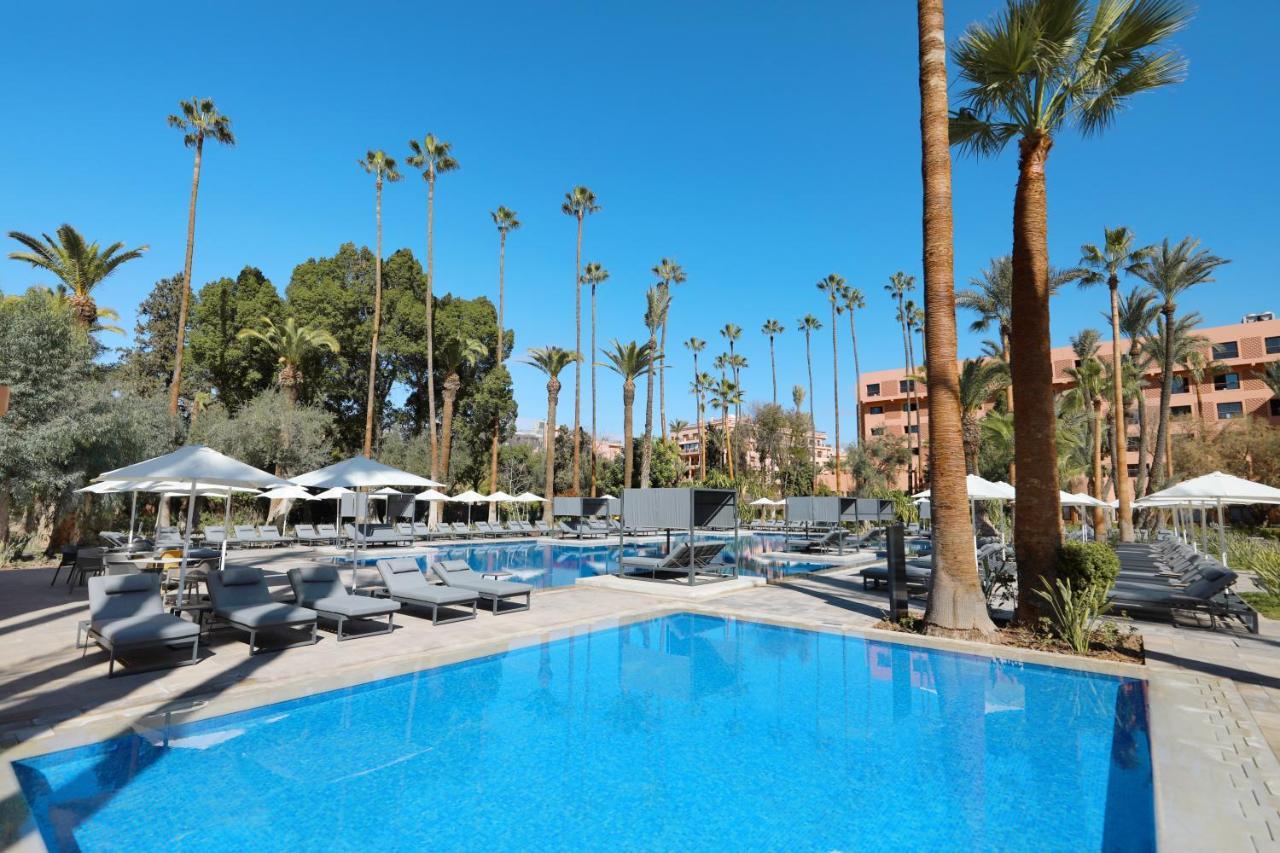 Hotel Kenzi Rose Garden Marrakesch Exterior foto The pool at the Royal Mirage Hotel